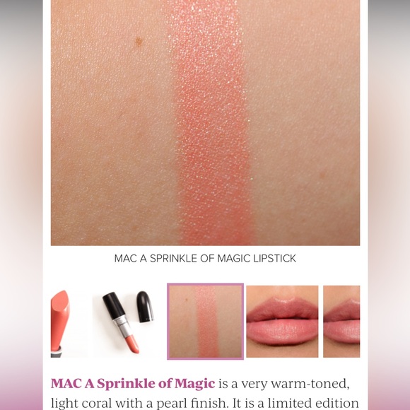 A SPRINKLE OF MAGIC Frost Lipstick MAC - Picture 9 of 16